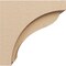 Ekena Millwork 8"W x 16"D x 16"H Classic Helena Rough Cedar Woodgrain TimberThane Corbel, Primed Tan CORUR08X16X16HELRCPR - alternate 4